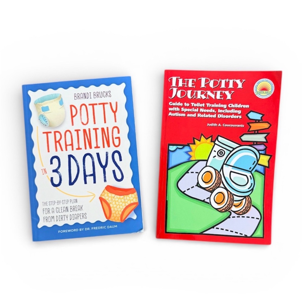 2 Potty Training Books-Training In 3 Days & Training Kids W/ Special Needs- NWT